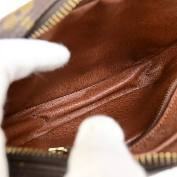 LOUIS VUITTON Jeune Fille PM Shoulder Bag Monogram Leather Brown M51227 80ED003 - Picture 12 of 15